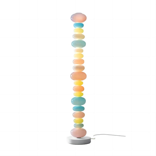 Rainbow Candy Color Gourd Floor Lamp